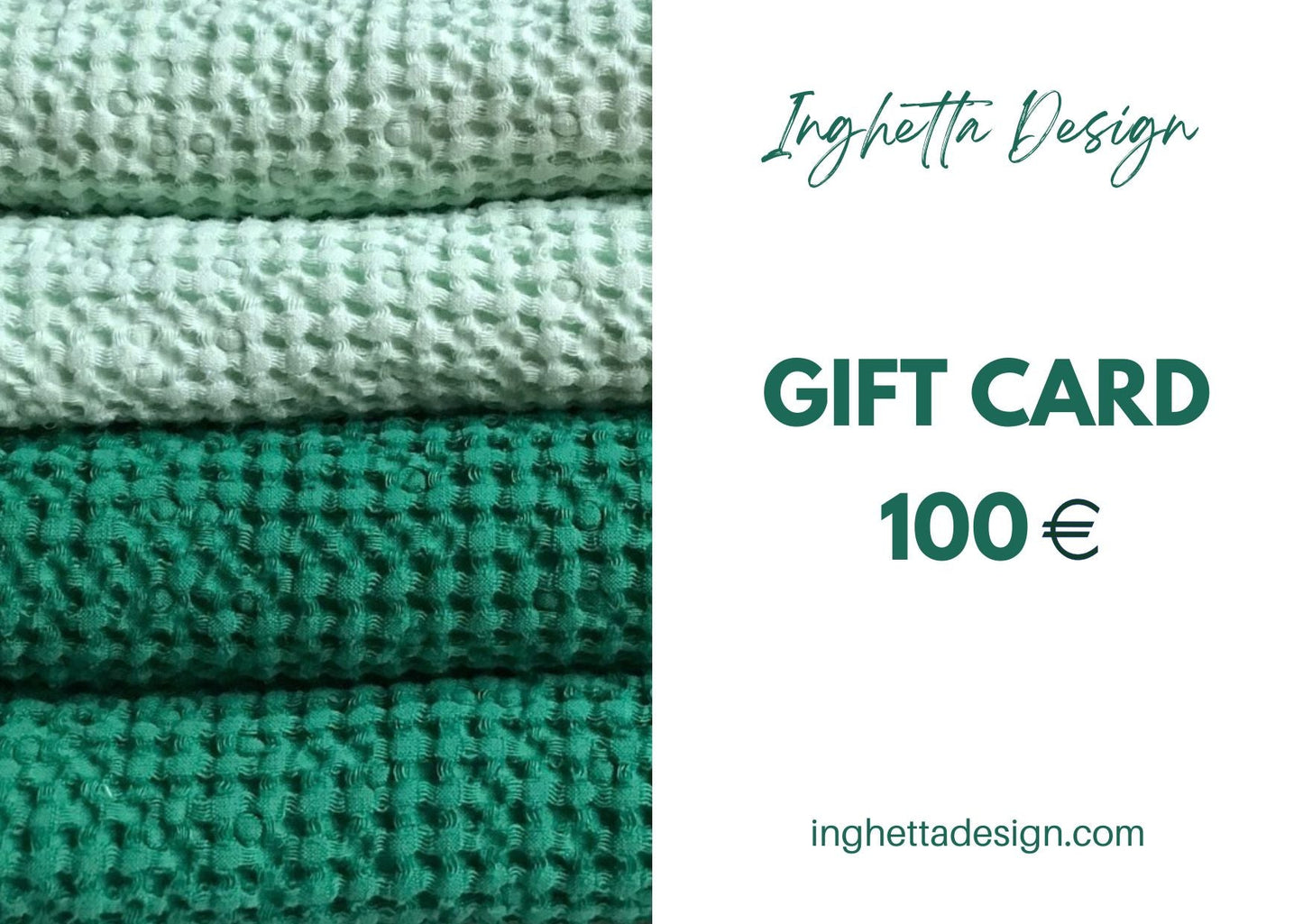 Inghetta Design gift card 100
