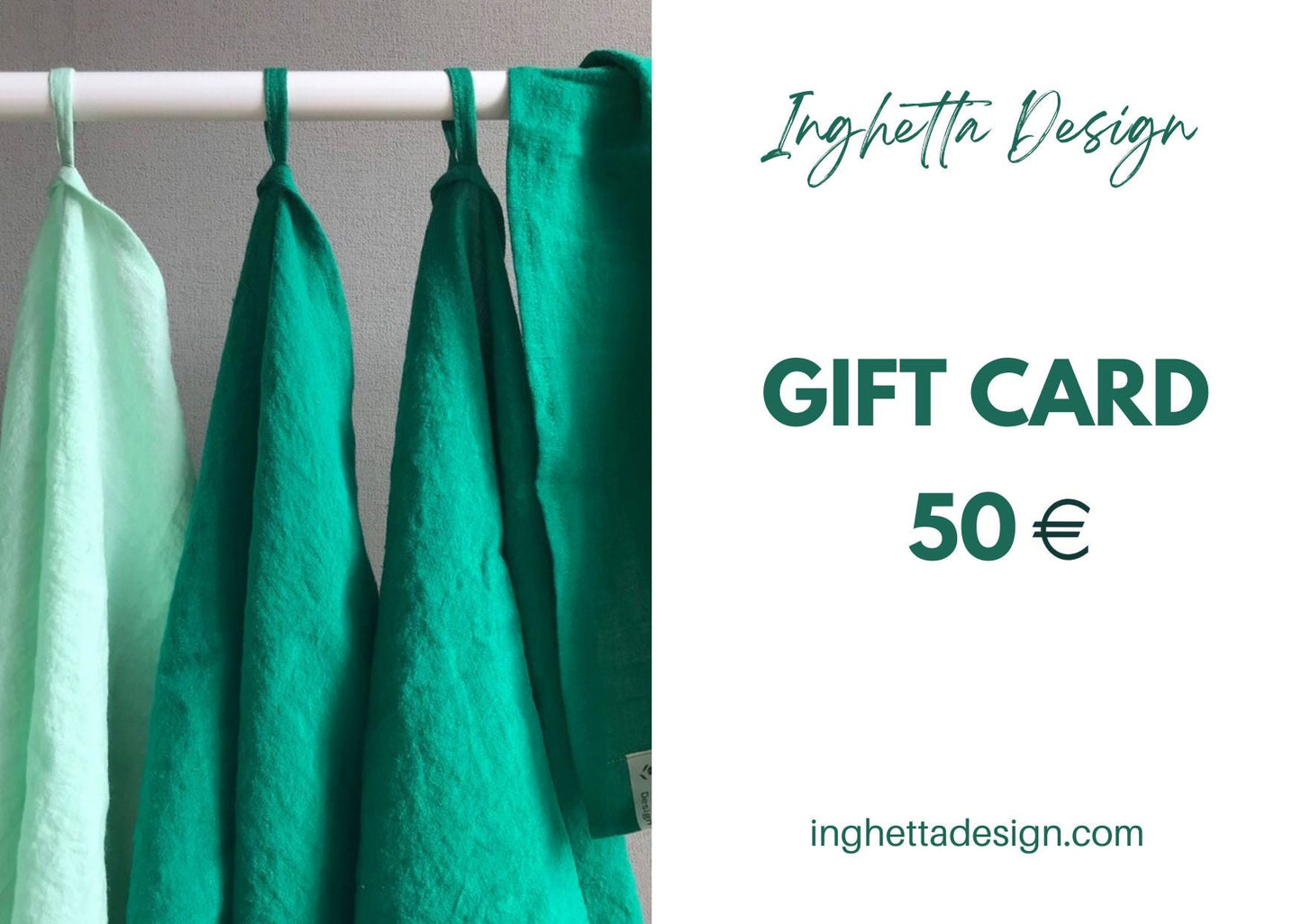 Inghetta Design gift card 50