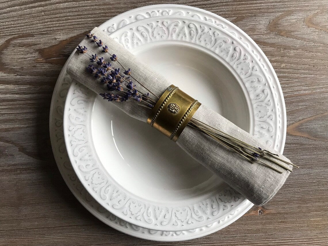 100% Linen Napkins, Assorted colors