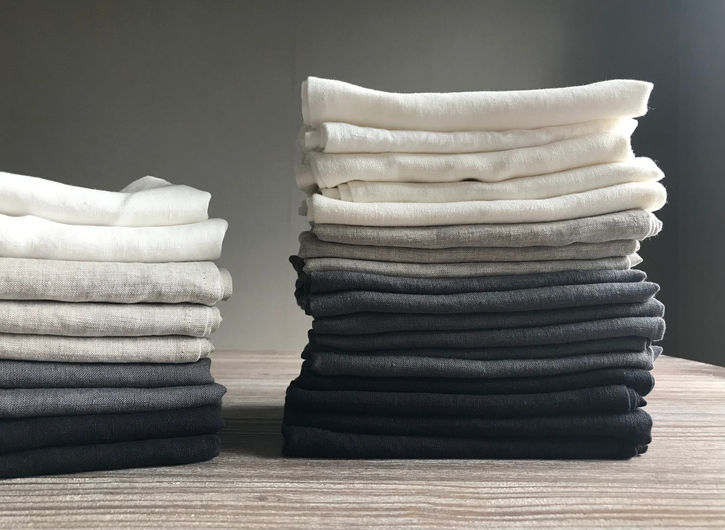 100% linen tea towel. Dish hand towel. Natural Linen