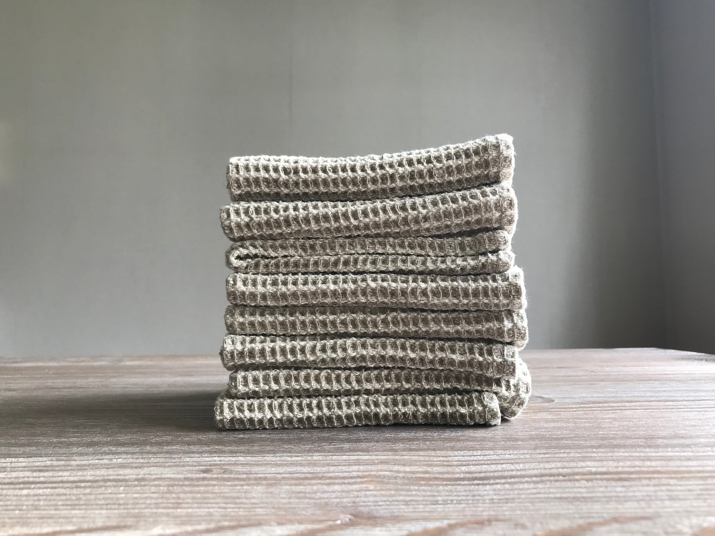 Fingertip waffle 100% linen towel