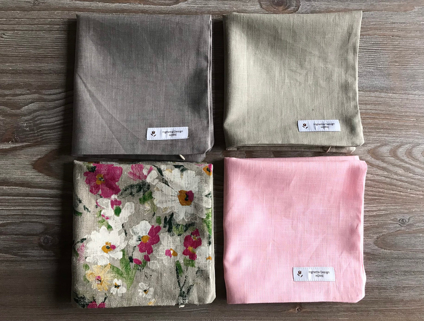 100% linen cushion pillow cover. Assorted colors